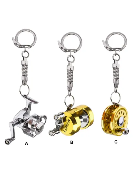 Kolpo Reel Keychain – Spinning, Trolling, and Fly Fishing Models