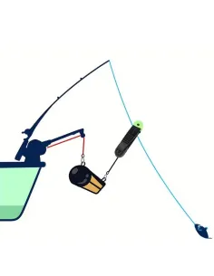 Kolpo Quick Release Trolling Clip with Downrigger and Super Strong Lanyard 2