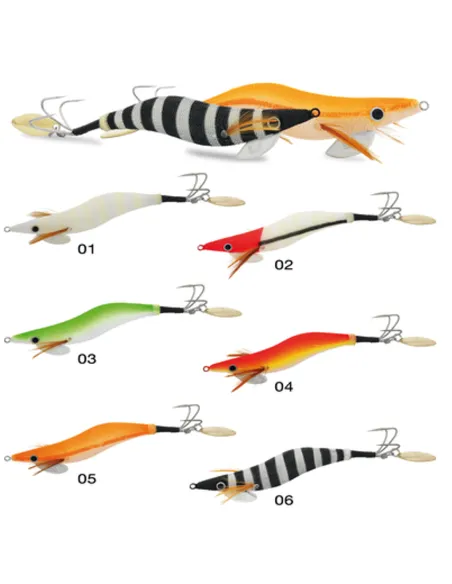 Seika Tako Squid Jig 3.0 – Tenya Glow Pyramid 15g with Eye Assist Hook for Cephalopods