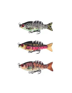 Kolpo MULTIFLEX Jointed Artificial Bait 5 cm 3.3 g – Realistic Swimming, Anti-Salt, K-Brutale Treble Hooks