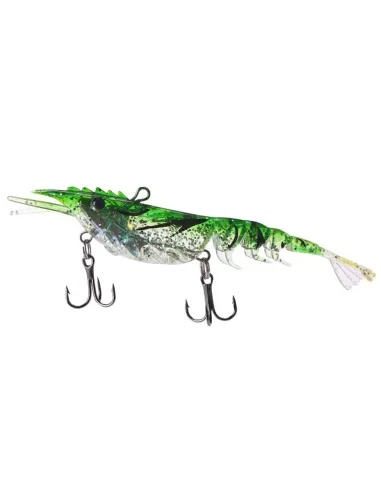 Kolpo Natural ShrimFlex 10.5 cm 11 g – 3D Rubberized Shrimp, Super Realistic with Double K-Brutal