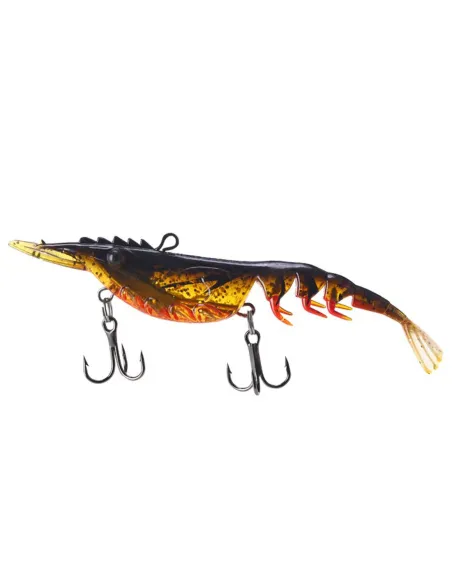 Kolpo Natural ShrimFlex 10.5 cm 11 g – 3D Rubberized Shrimp, Super Realistic with Double K-Brutal