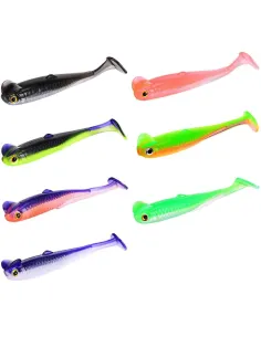 Kolpo SOFTX – Rubberized Spinning Softbait with Ultra-Realistic Vibrating Tail – 5 Pieces