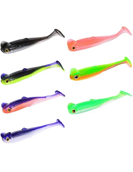 Kolpo SOFTX – Rubberized Spinning Softbait with Ultra-Realistic Vibrating Tail – 5 Pieces
