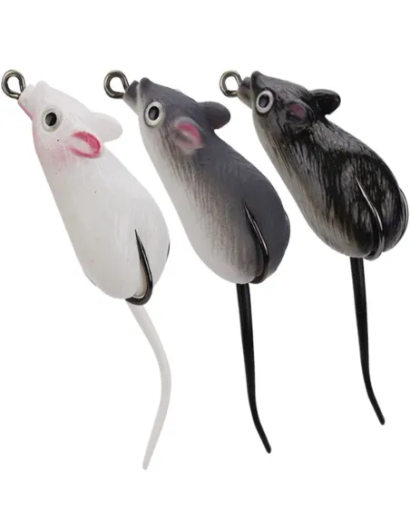 Kolpo RealMouse 5cm 10g – Mouse-Shaped Topwater Softbait for Bass, Pike and Catfish