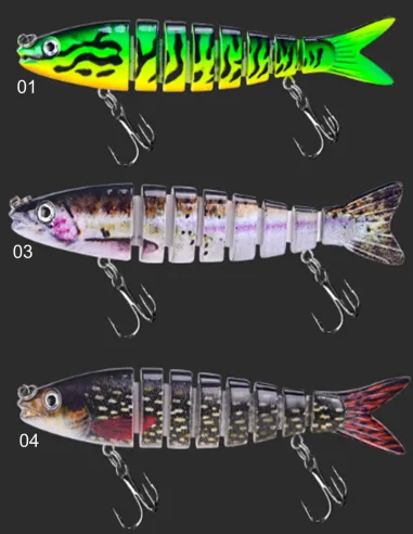 Kolpo ViperLink 14cm 18.8g – Jointed Lure with Extra Vibrations for Pike, Catfish and Predators