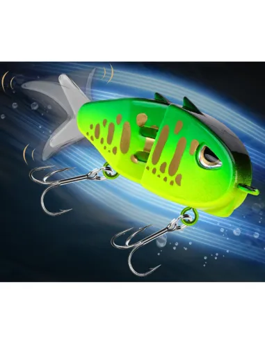 Kolpo RaptorJoint 6cm 6g – Jointed Lure with Soft Vibrating Tail for Predators