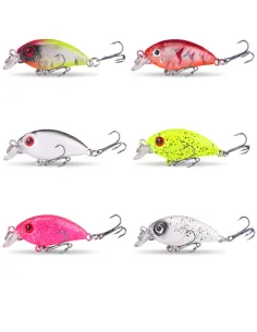 Kolpo BabyShiner 7 cm 5.9 g – Artificial Minnow with Double Treble Hook for Sea/Lake/River Predators