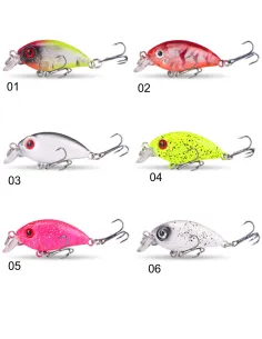 Kolpo BabyShiner 7 cm 5.9 g – Artificial Minnow with Double Treble Hook for Sea/Lake/River Predators 2