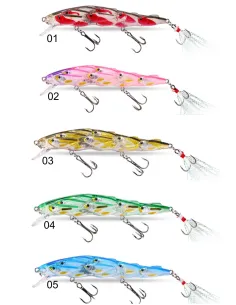 Kolpo PileJerk 11 cm 14 g – Realistic Artificial Bait with Drawn School and Double Treble Hook 2