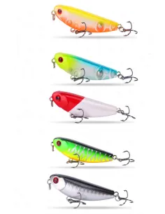 Kolpo MikroStrike 5.3 cm 5.4 g – Mini WTD with double treble hook for predators in sea, lake and river