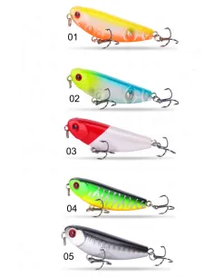 Kolpo MikroStrike 5.3 cm 5.4 g – Mini WTD with double treble hook for predators in sea, lake and river 2