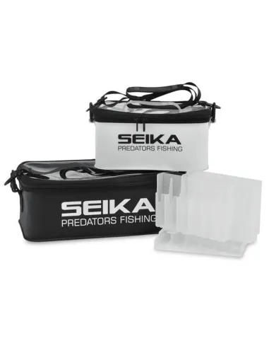 Seika Tubertini Eging Bag Medium/Large – Hard EVA Salt-Proof Eging Bag for In-Shore and Off-Shore Eging