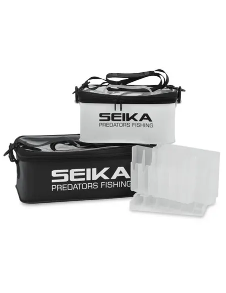 Seika Tubertini Eging Bag Medium/Large – Hard EVA Salt-Proof Eging Bag for In-Shore and Off-Shore Eging