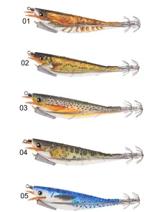 Kolpo Raito 12 cm 13.5 g – Professional squid jig, 3D eyes and hooking basket 2
