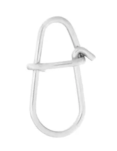 Tubertini TB 8002 Snap Stainless Steel – 6 pcs High Resistance for Heavy Spinning Salt & Fresh Water