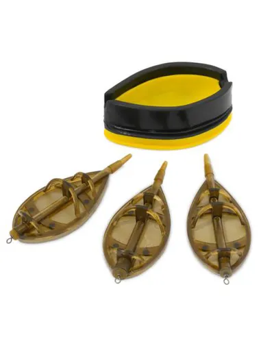 Tubertini T-Bait Heavy Method Pack – In-Line Method Set 80/100/120 g with Push Button Mold