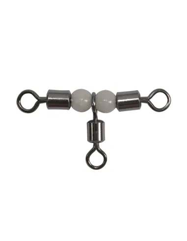 Maver Cross Line Rolling Swivel 10 pcs – Anti-corrosion Swivel for Surf Casting and Boat Fishing Beams
