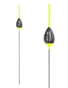 Tubertini R Float 16 – Drop-shaped float with hollow antenna and carbon stem for shallow water fishing