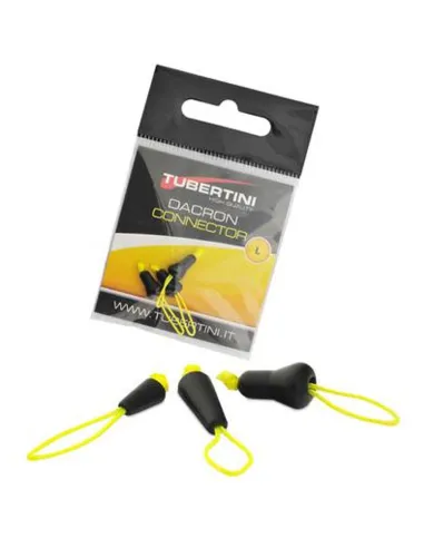 Tubertini Dacron Connector 3 pcs – Waxed Dacron Connectors S/M/L for Roubasienne Elastics