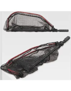 Seika Predator Folding Landing Net – Compact and Robust No-Kill Rubberized Net for Predators 2