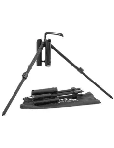 Seika SK Black Rod Stand – Compact 3-Position Rod Holder for Trout Area and Light Spinning