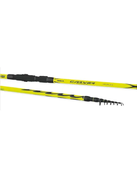 SEIKA Carver – Telescopic Trout Spinning Rod with Softbait, Sensitive Solid Tip