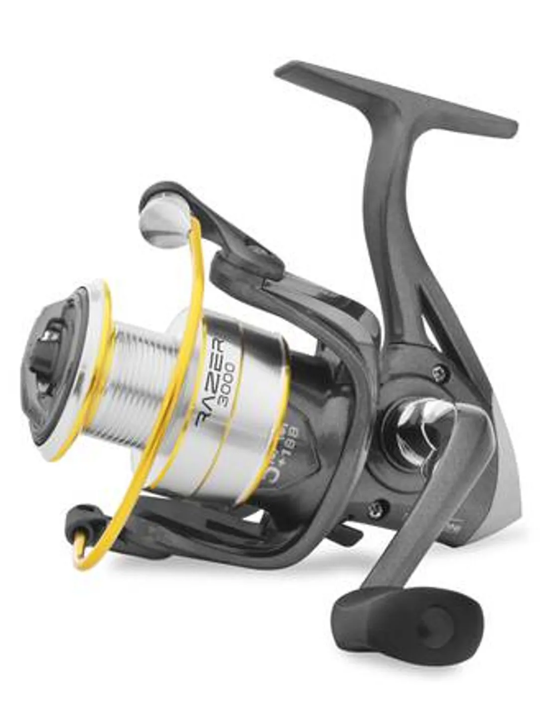 Ashconfish mulinello da pesca a spinning, 7+1 acciaio inossidabile, rapporto di trasmissione 5,0:1, mulinello leggero per pesca d'acqua dolce e salata, fornito con filo intrecciato di 109 m, AF5000