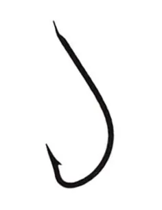 Tubertini Series 22 Bronzed – Long Bent Shank Hook for Lake Trout and Sand Lure (25 pcs)