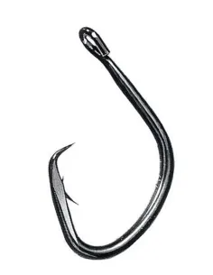 Tubertini Series 277 Super Mutu – Circle Black Chrome Hook for Drifting and Big Game