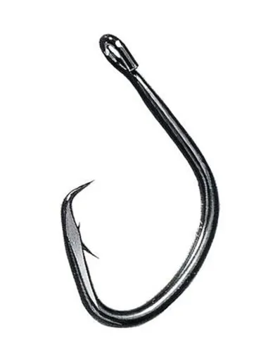 Tubertini Series 277 Super Mutu – Circle Black Chrome Hook for Drifting and Big Game