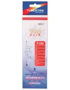Sabiki TUBERTINI T-109 – Professional Rig for Horse Mackerel, Mackerel, and Bluefish
