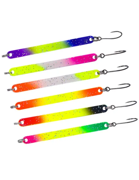 KOLPO Slim SPOON 4.0 g – Spoon for Lake Trout, Slim Profile, 6 Colors, Slow Descent and Super Captivating