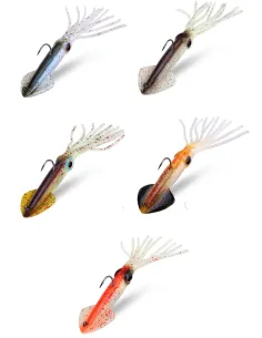 KOLPO Octopus Armed Trolling – Professional Bait for Groupers and Dentex, 14 cm 36 g, 5 Colors, 1 pc