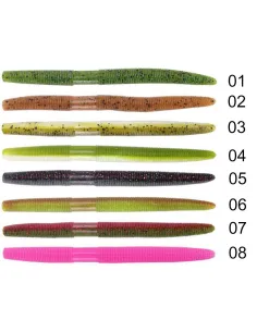 KOLPO Bass Worm 13,5 cm 10 g – Esca Siliconica Spinning Black Bass e Lucci | 3 pz 2