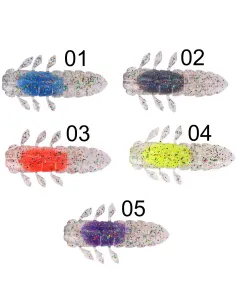 Kolpo Creature Caterpillar 5.5cm 3pcs – Artificial Insect for Spinning in Freshwater and Light Spinning in the Sea 2