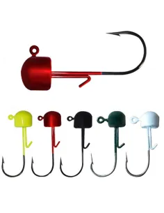 Kolpo Yellow Jig Head – 8 Sizes for Spinning 1.6–18 g Pack of 3