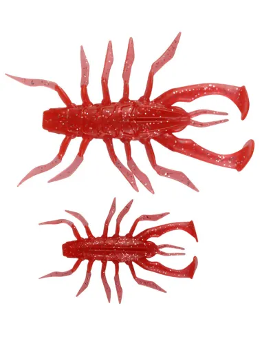 Kolpo Soft Shent Mini Crab 5.5g – 7cm Soft Bait for Spinning Black Bass and Predators, 3 pieces