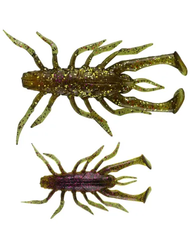 Kolpo Soft Shent Mini Crab 5.5g – 7cm Soft Bait for Spinning Black Bass and Predators, 3 pieces