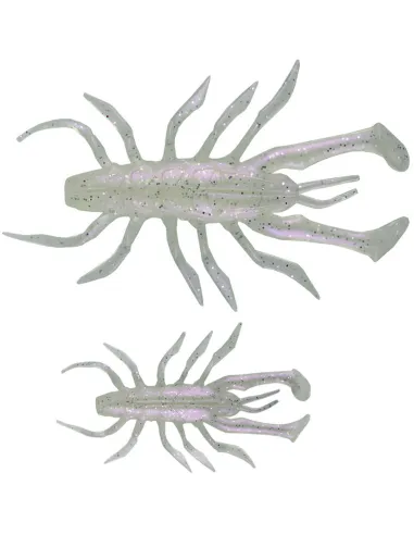 Kolpo Soft Shent Mini Crab 5.5g – 7cm Soft Bait for Spinning Black Bass and Predators, 3 pieces