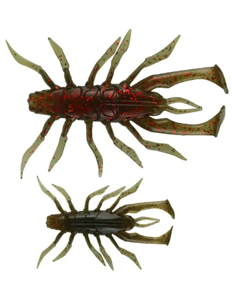 Kolpo Soft Shent Mini Crab 5.5g – 7cm Soft Bait for Spinning Black Bass and Predators, 3 pieces