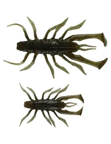 Kolpo Soft Shent Mini Crab 5.5g – 7cm Soft Bait for Spinning Black Bass and Predators, 3 pieces
