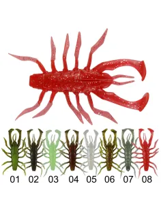 Kolpo Soft Shent Mini Crab 5.5g – 7cm Soft Bait for Spinning Black Bass and Predators, 3 pieces 2