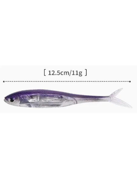 Kolpo Mirror Soft Lure 12.5cm 11g – Spinning and trolling lure for sea and freshwater, internal reflection, 2 pcs