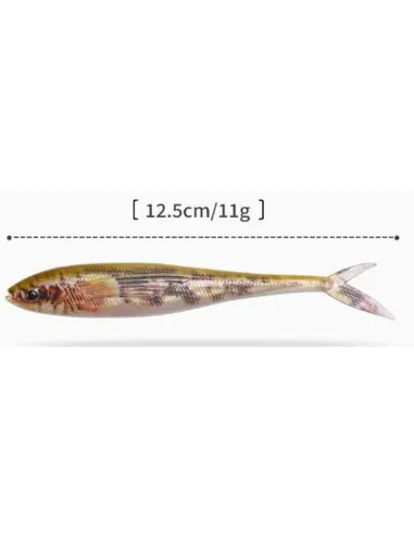 Kolpo Mirror Soft Lure 12.5cm 11g – Spinning and trolling lure for sea and freshwater, internal reflection, 2 pcs