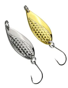 Kolpo Gold & Silver Spoon Lake Trout Undulating Drop – Gold/Silver – 2.5 and 5.0 g