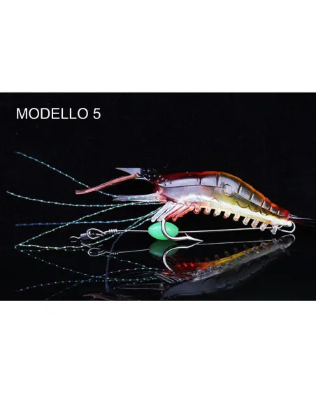 Kolpo Realistic Armed Shrimp 9cm 6g – Bait for Octopus and Vertical Sea Fishing