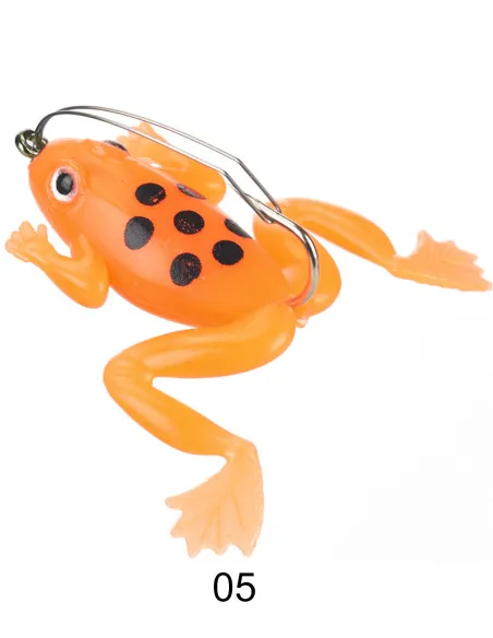 Kolpo Mini Frog Armed Anti-Snag 4.5cm 3g – Light Spinning Bait for Black Bass and Trout, 2pcs