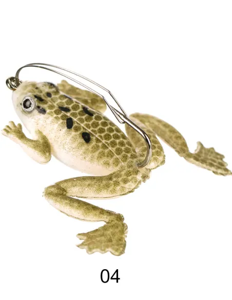 Kolpo Mini Frog Armed Anti-Snag 4.5cm 3g – Light Spinning Bait for Black Bass and Trout, 2pcs