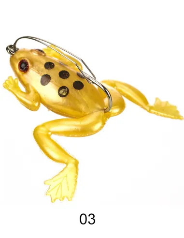 Kolpo Mini Frog Armed Anti-Snag 4.5cm 3g – Light Spinning Bait for Black Bass and Trout, 2pcs